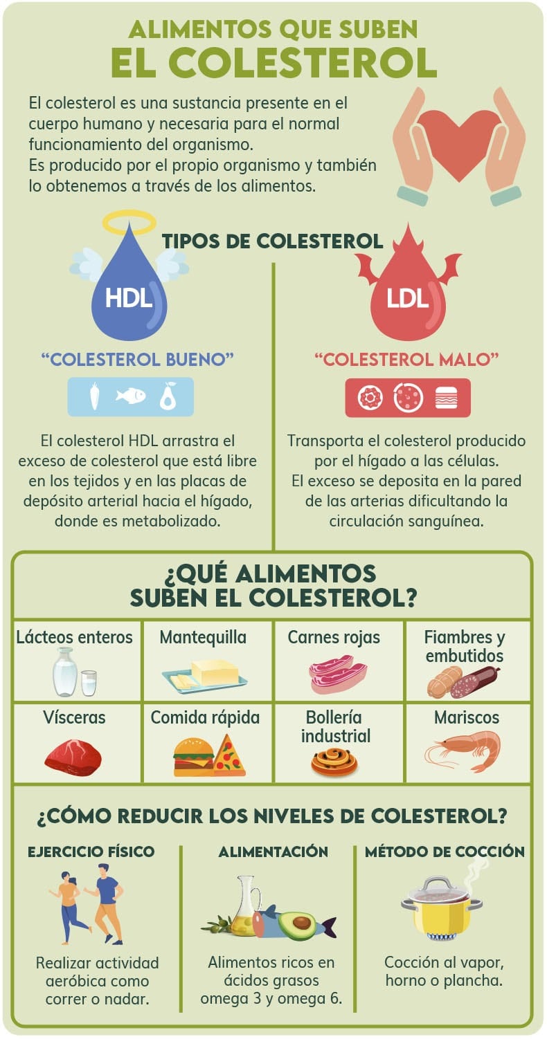 Alimentos Que Suben El Colesterol Lo Que Debes Saber Dkv Quiero 4860